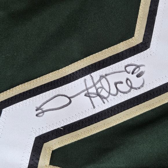Derian Hatcher Signed Dallas Stars Custom Jersey XL Beckett Witness Autograph - Picture 9 of 12
